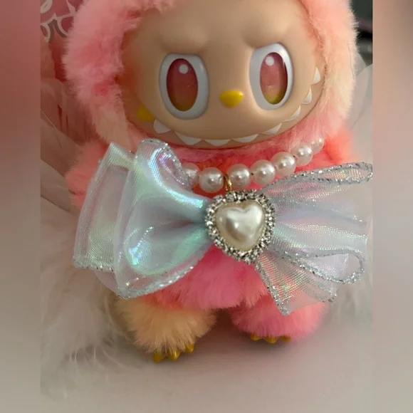 Labubu Plush Pop Mart's The BIG ENERGY series in custom outfit NIB ~ “LOYALTY” - Picture 12 of 13